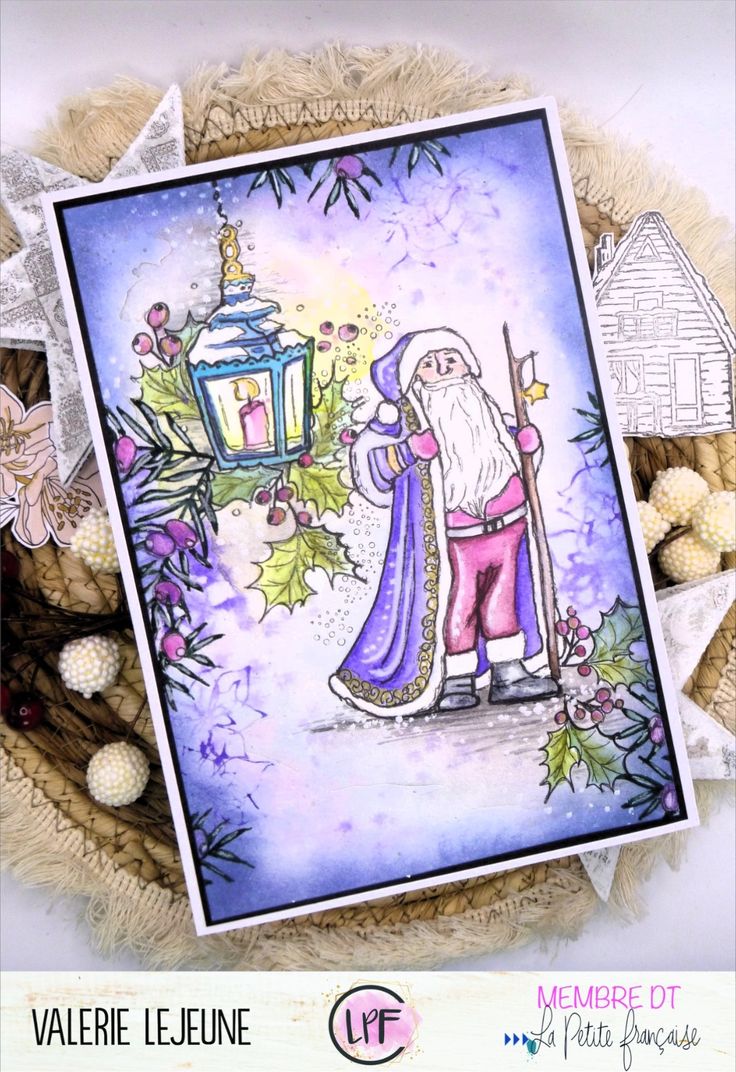 Tampon clear : Collection Yule - Ho Ho Ho