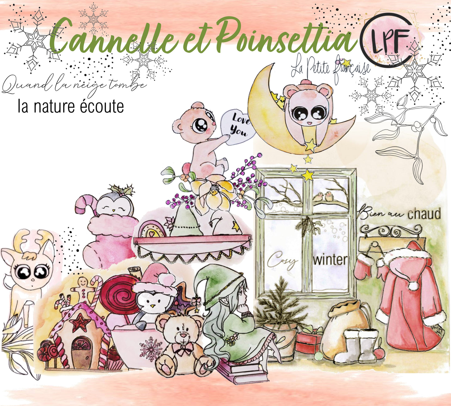Pack collection Cannelle et Poinsettia