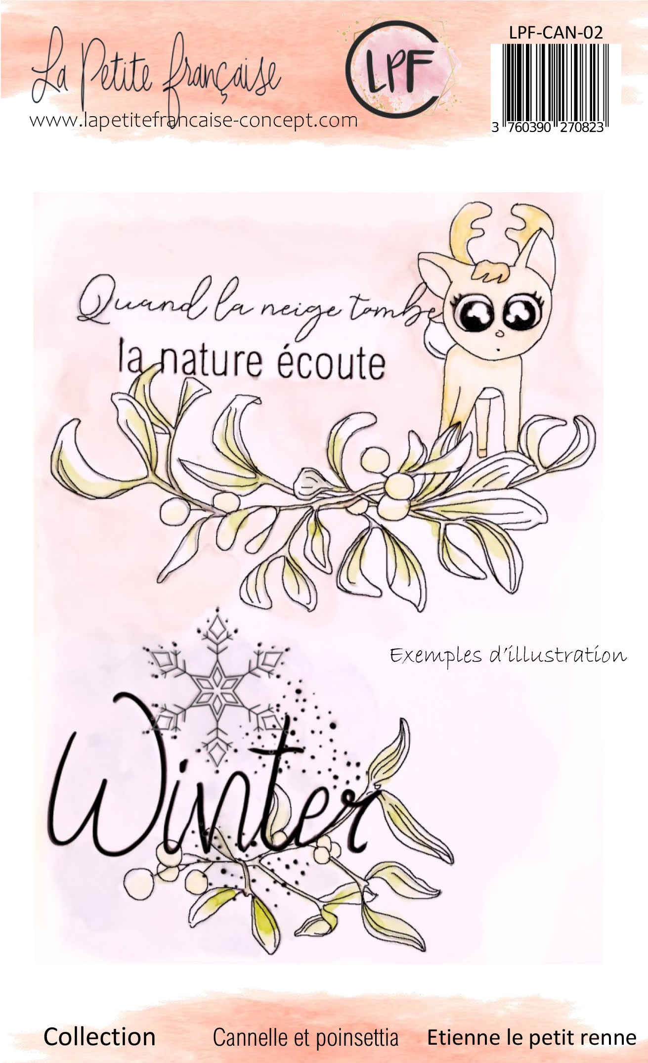 Pack collection Cannelle et Poinsettia