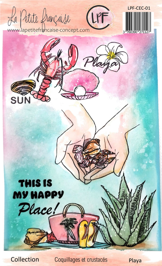 Tampons clear: collection Coquillages et crustacés: Playa
