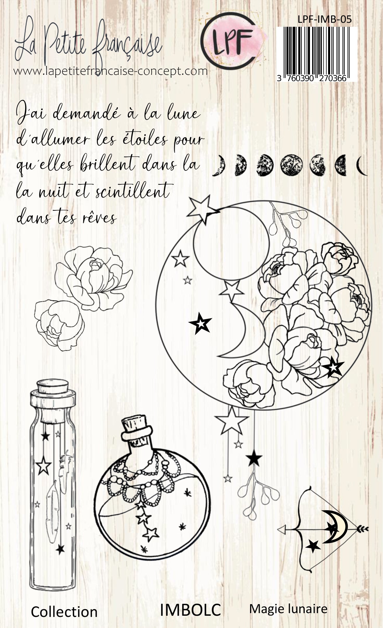Tampon clear: Collection Imbolc - Magie lunaire