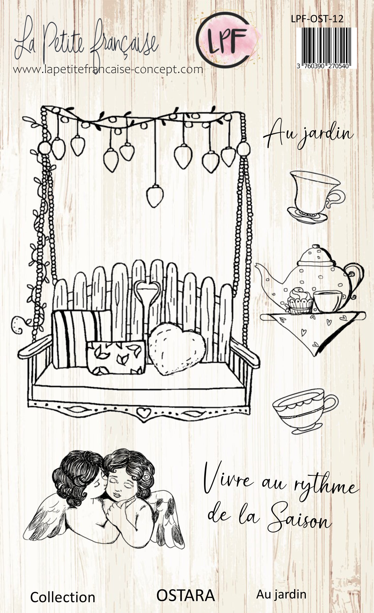 Tampons clear: Collection OSTARA - Au jardin