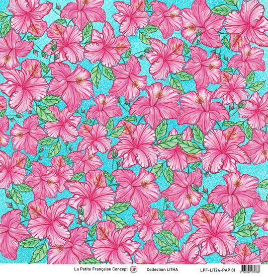 Papier 30,5x30,5cm : Collection LITHA - LITHA 1
