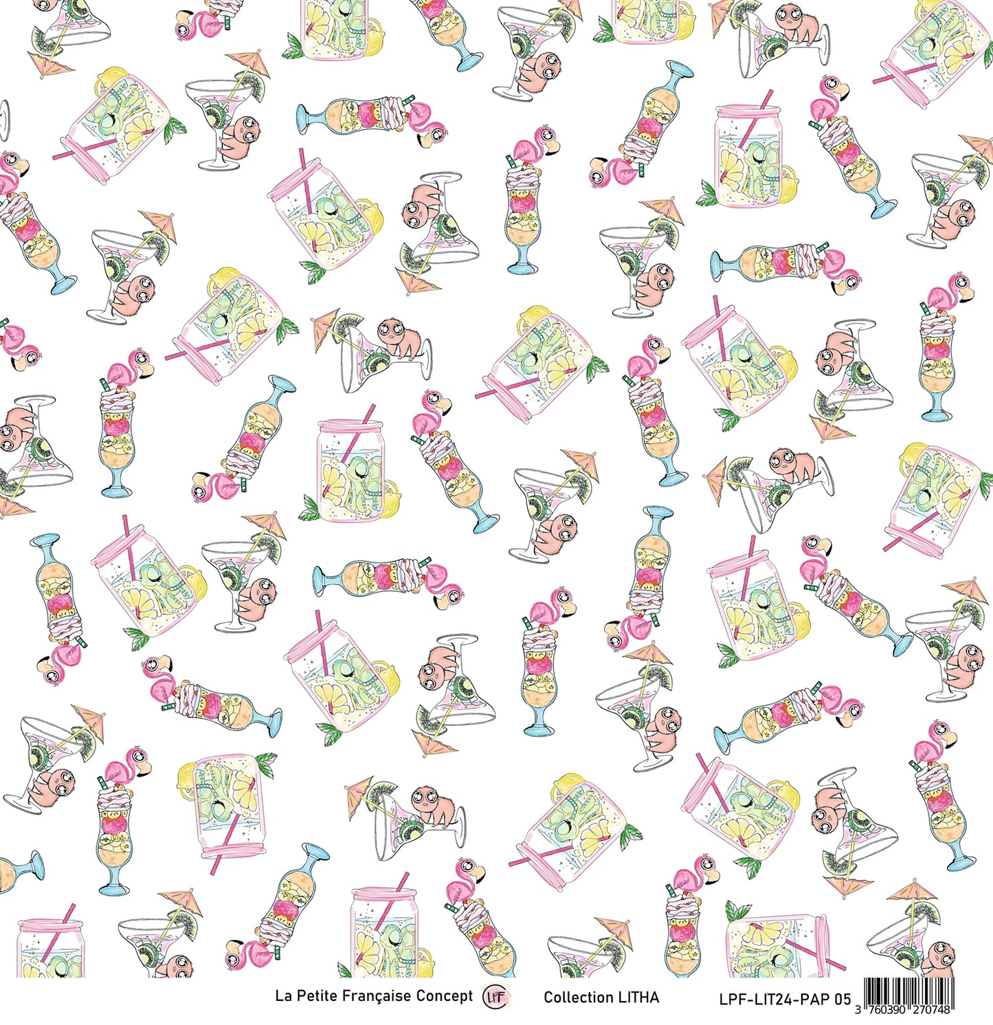Papier 30,5x30,5cm : Collection LITHA - LITHA 5