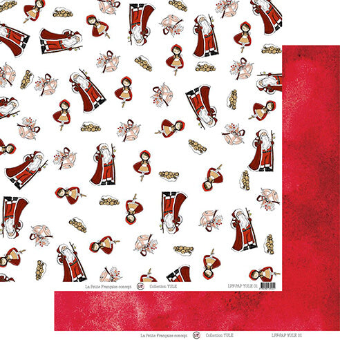 Pack de 6 Papiers imprimés - Collection Yule