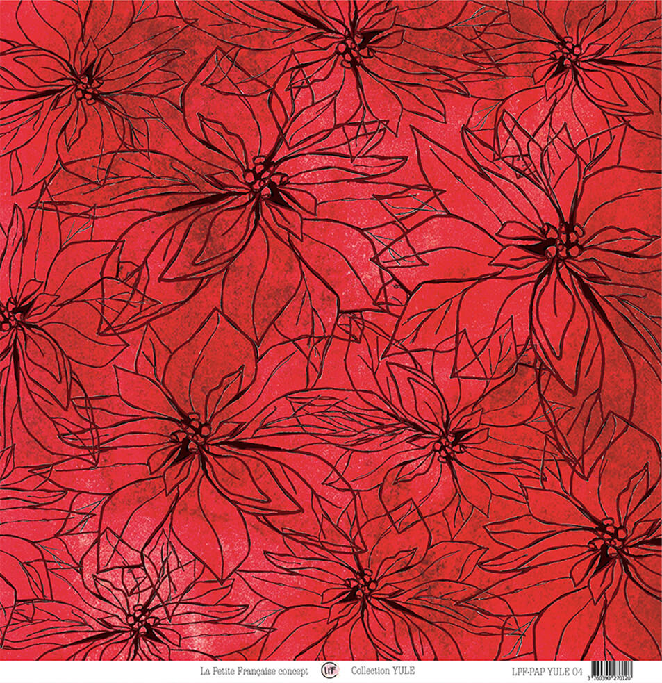 Papier 30,5x30,5cm : Collection Yule - Yule 4