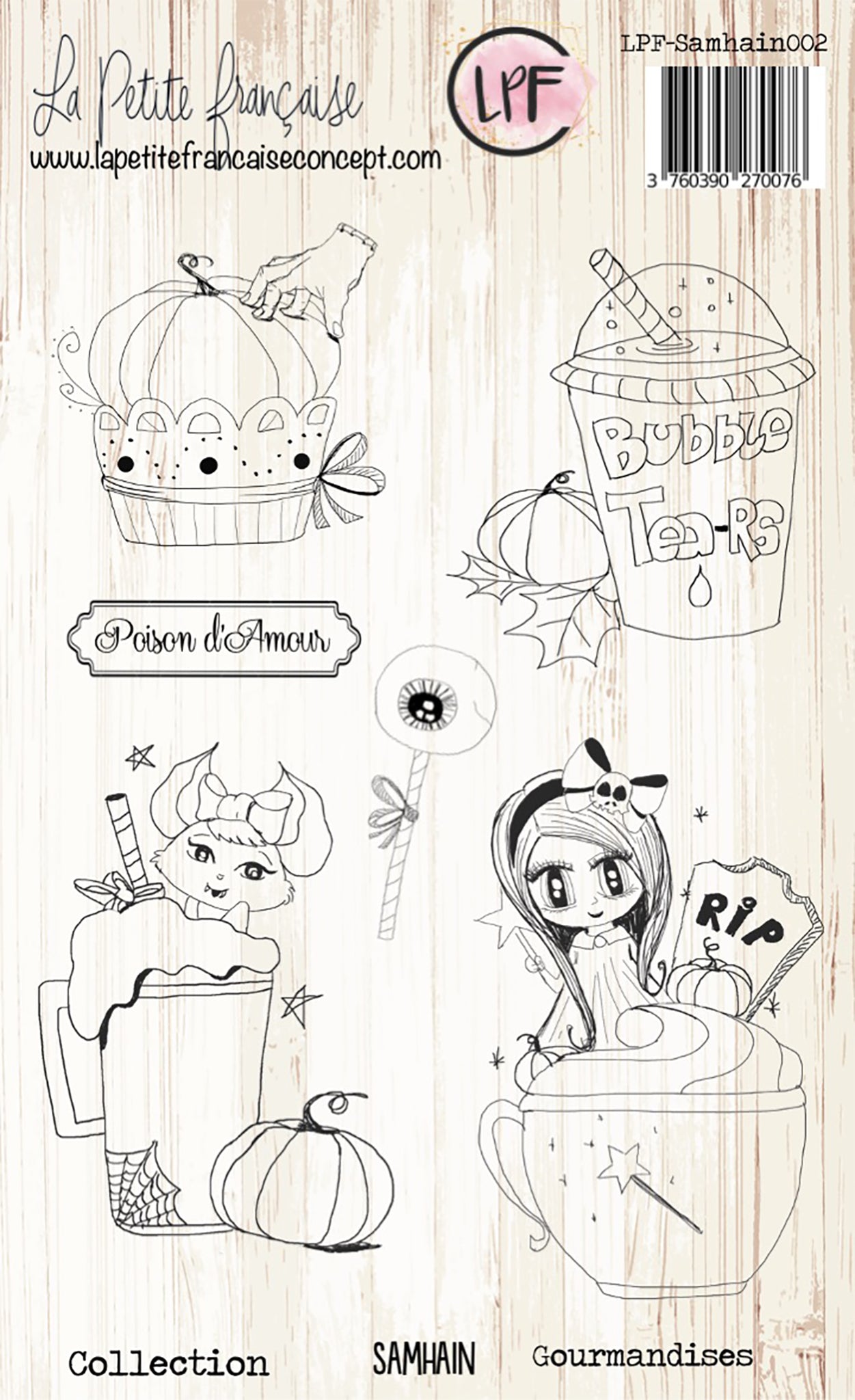 Tampon clear : Collection Samhain - Gourmandises