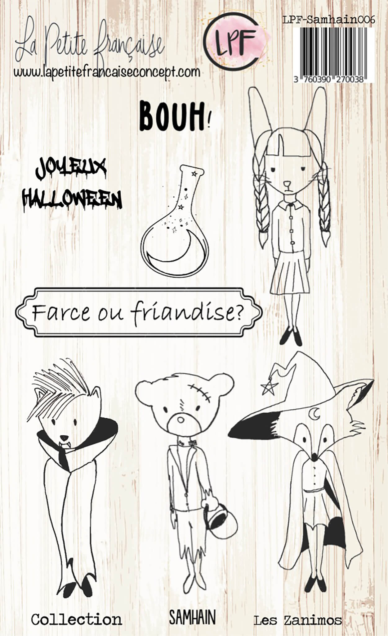 Tampon clear : Collection Samhain - Les Zanimos