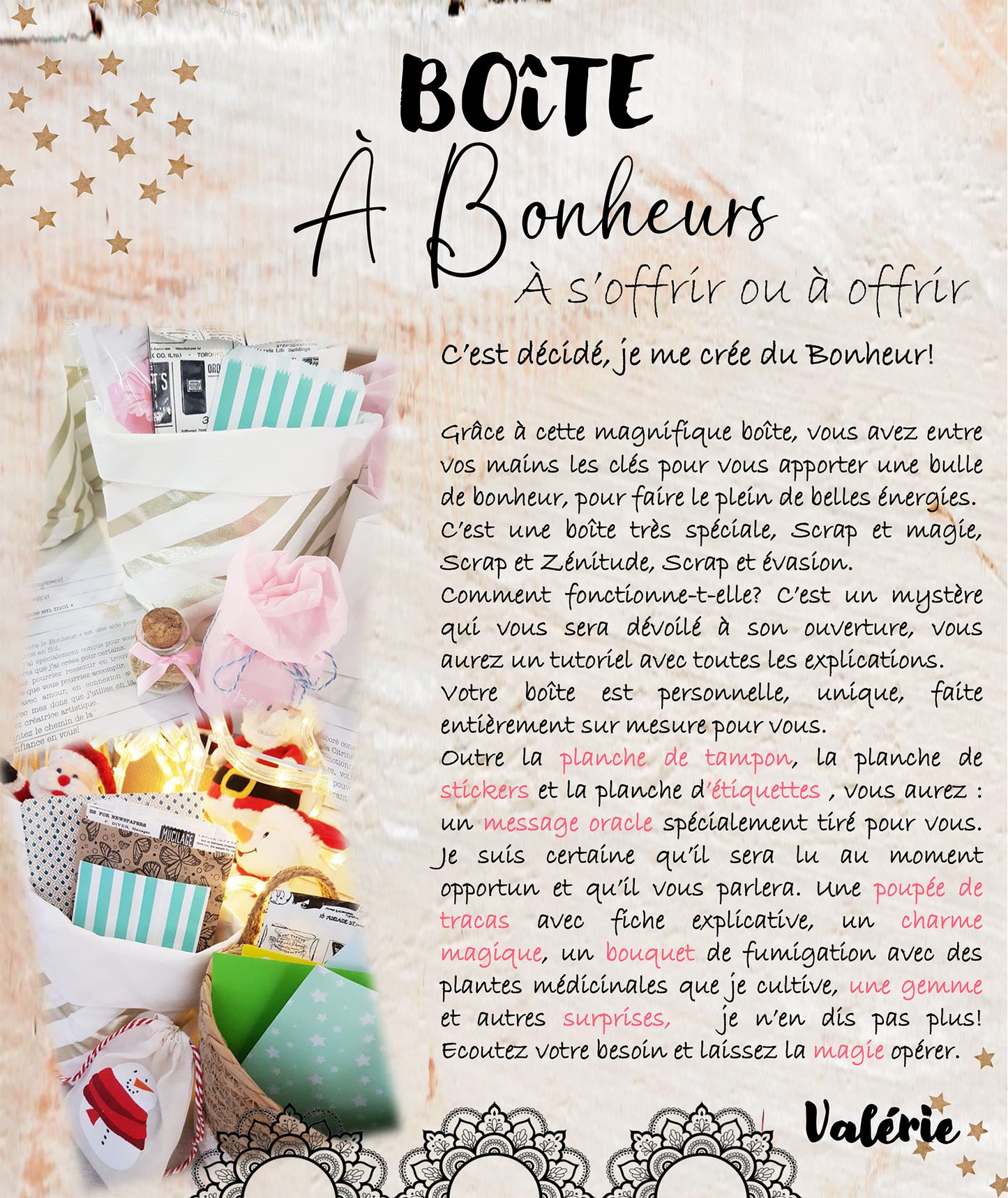 Boîte à bonheurs