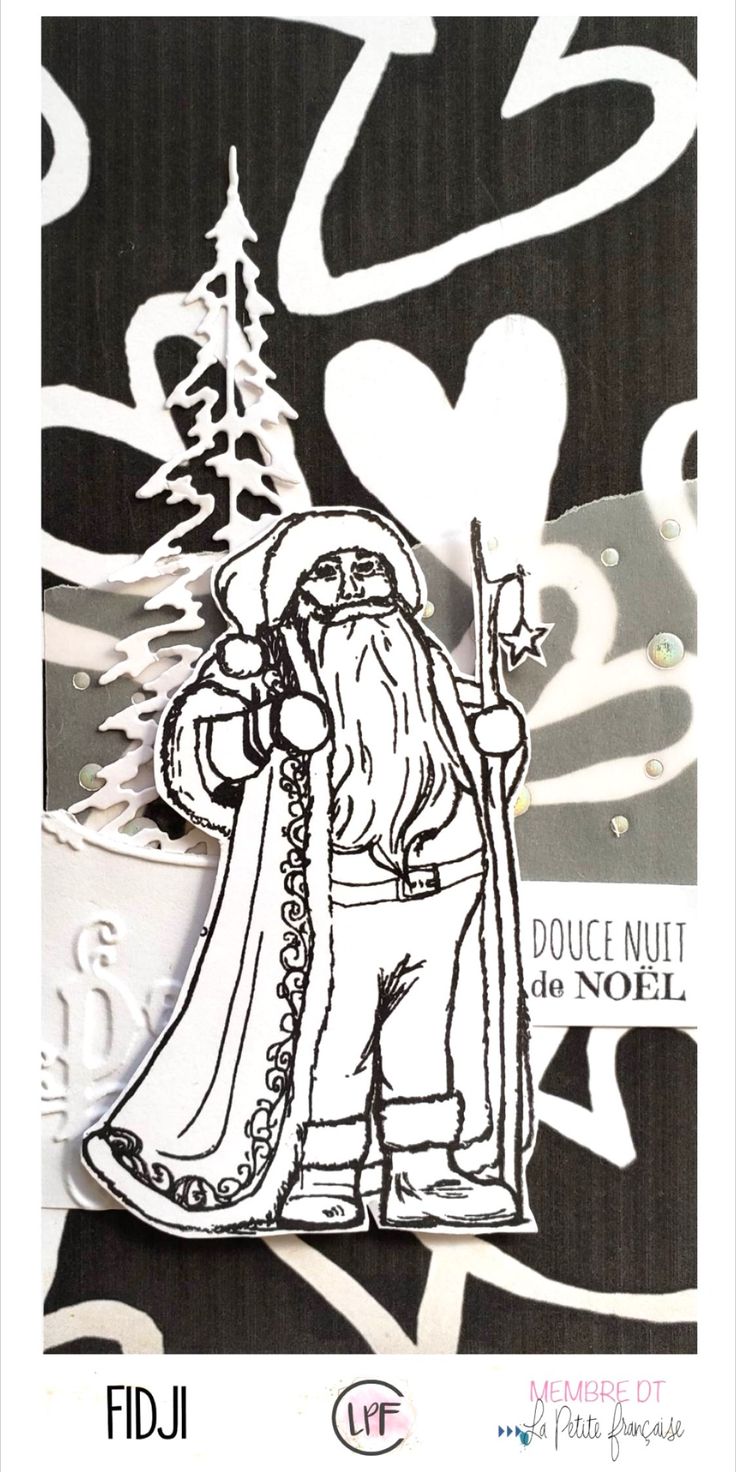 Tampon clear : Collection Yule - Ho Ho Ho