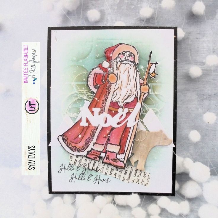 Tampon clear : Collection Yule - Ho Ho Ho