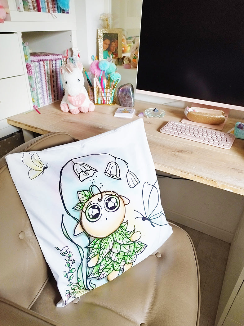 Housse coussin: Les Petits Gardiens de la nature #1