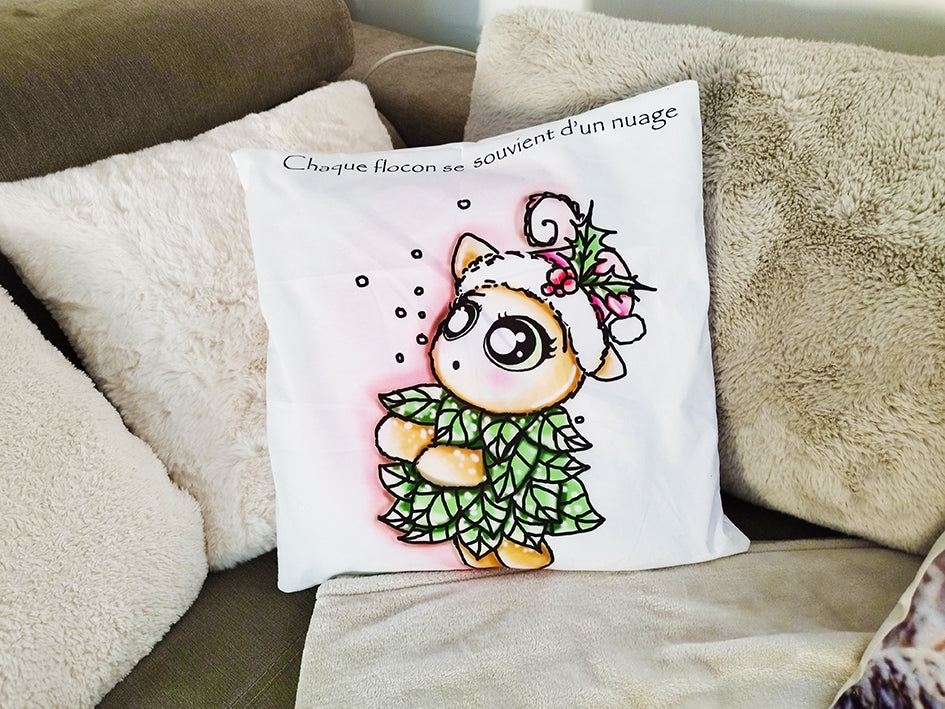 Housse coussin: Les Petits Gardiens de la nature #1
