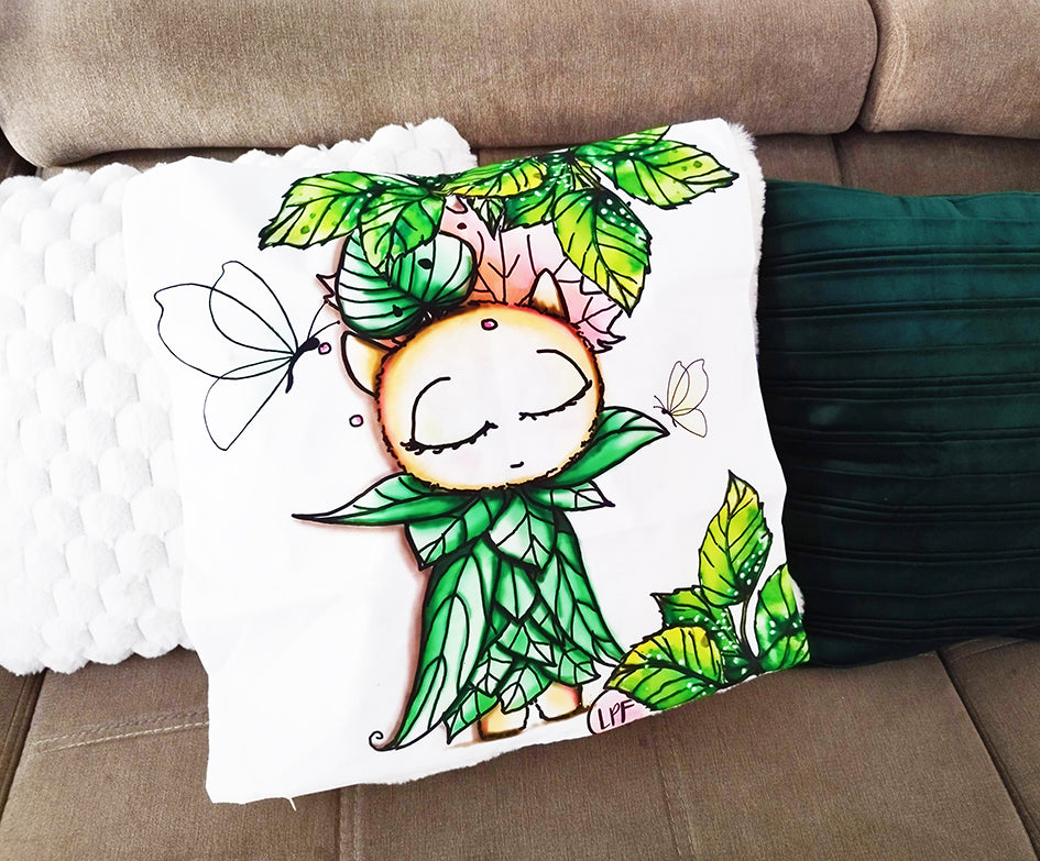 Housse coussin: Les Petits Gardiens de la nature #2