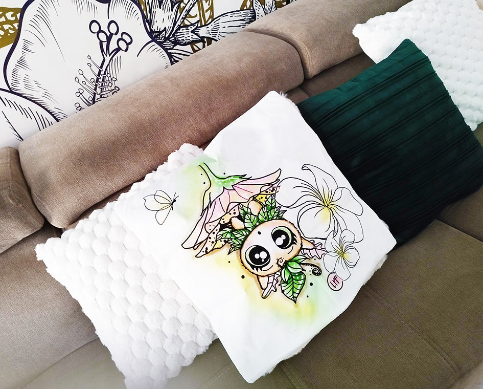 Housse coussin: Les Petits Gardiens de la nature #2