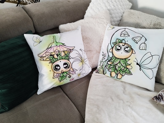 Housse de Coussin Les Petits Gardiens de la nature #2 | Décoration Créative