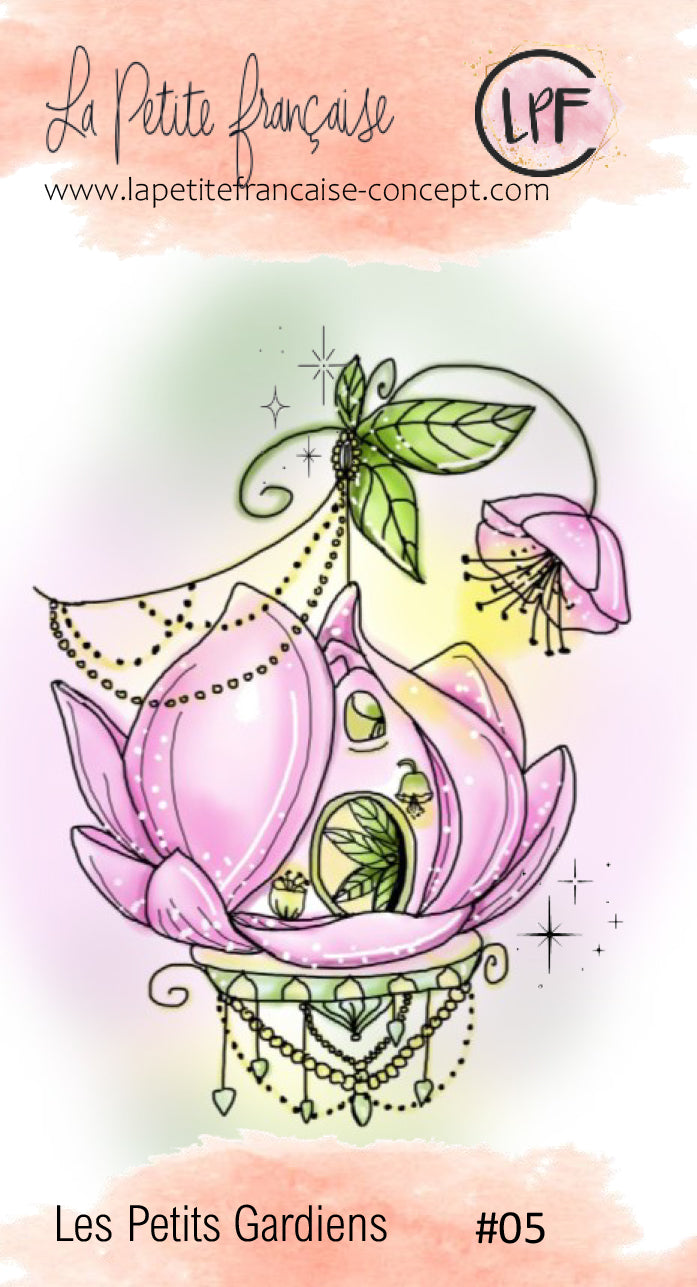 Tampon clear Petit Gardien #5 - Maison Féerique | Scrapbooking & Carterie