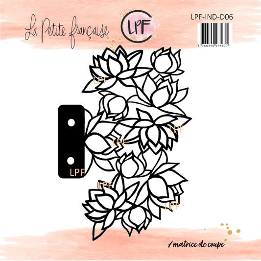 Die Mini Album Floral - Les Indispensables D06 | Matrice de Découpe LPF