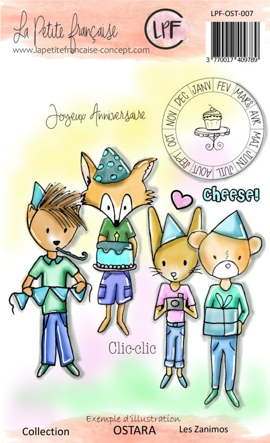 Tampon clear : Collection OSTARA-Les Zanimos