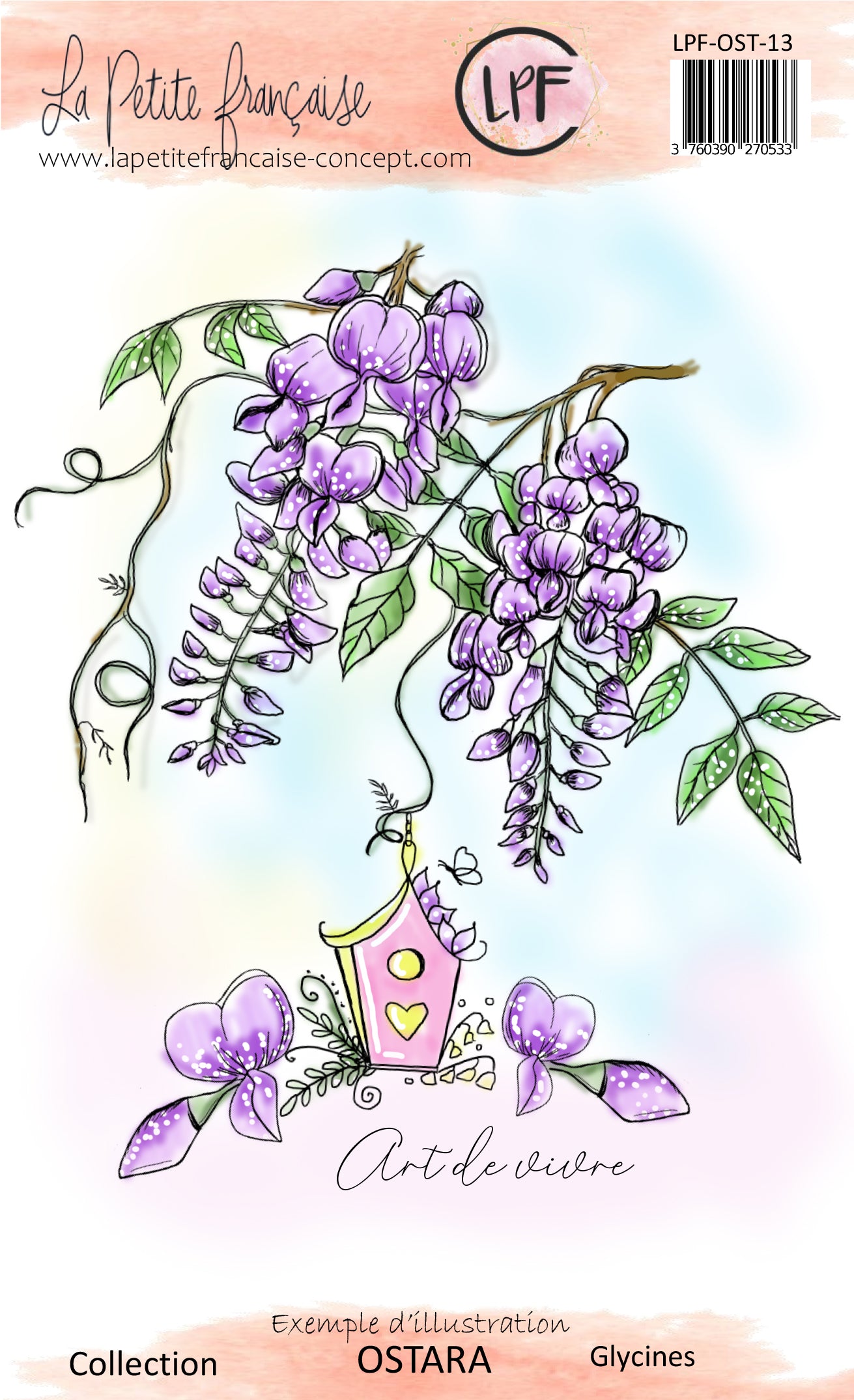 Tampons clear: Collection Ostara - Glycine