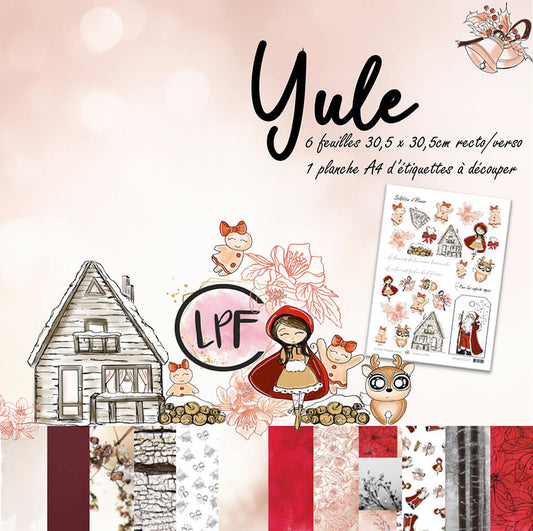 Pack de 6 Papiers imprimés - Collection Yule