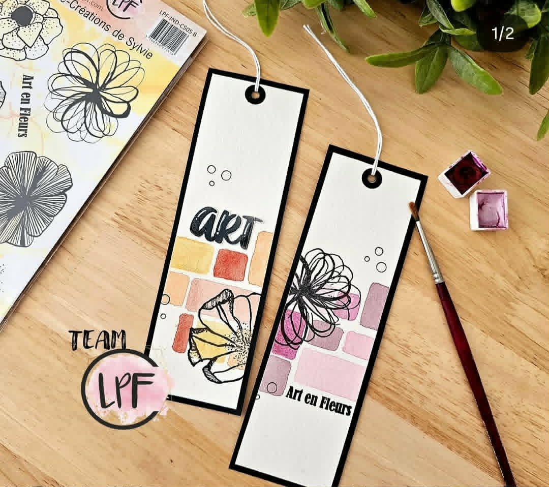 Planche de tampons clear A6 - Art en Fleurs