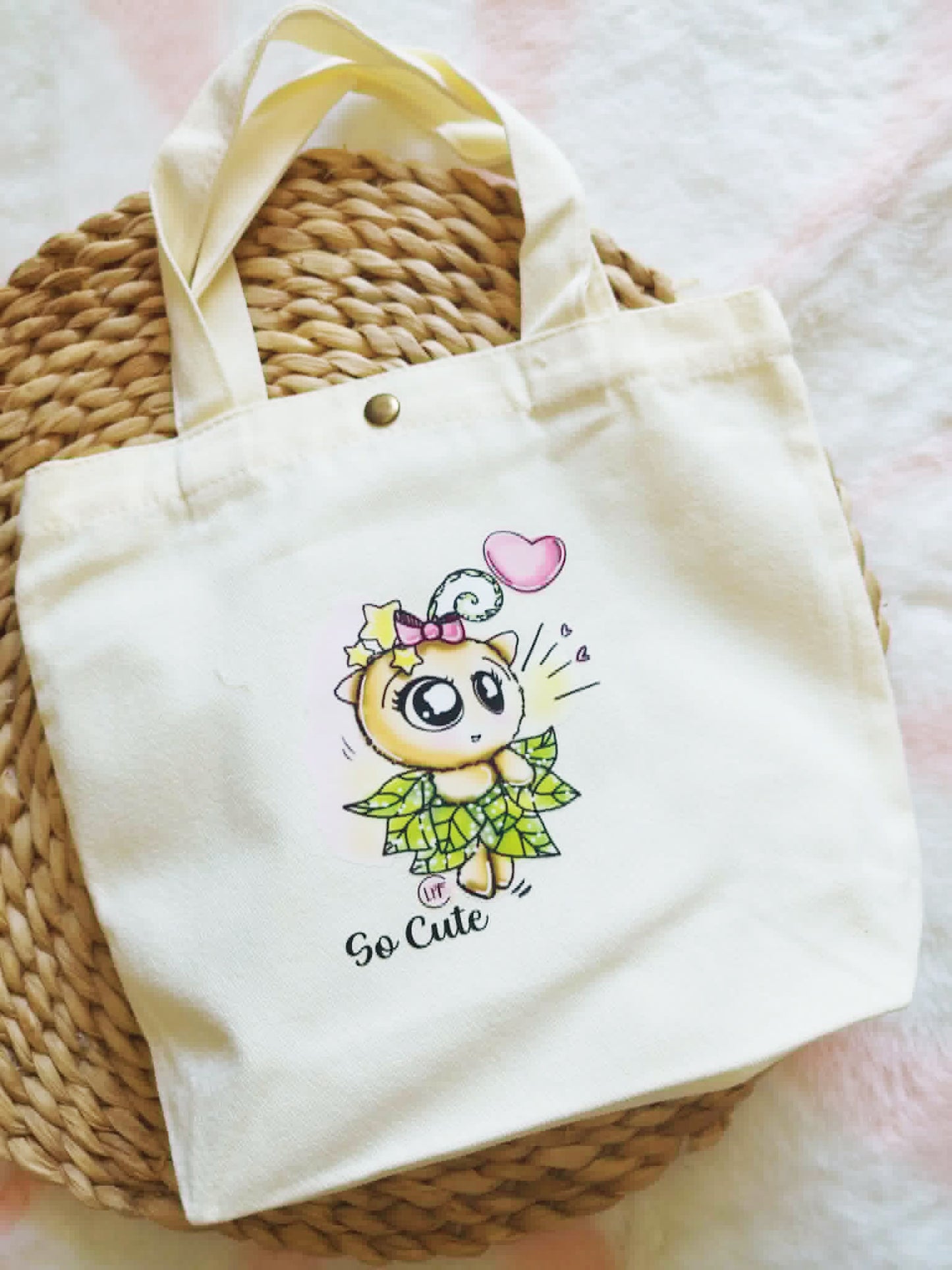 Petit sac cabas en toile