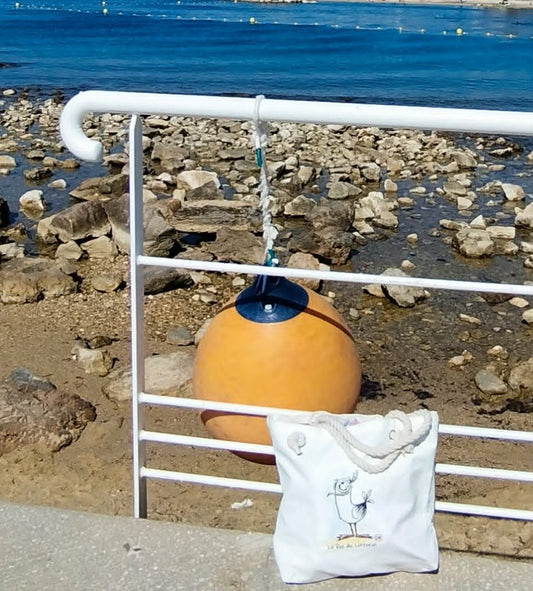 Grand sac cabas en toile – Le Roi du Littoral